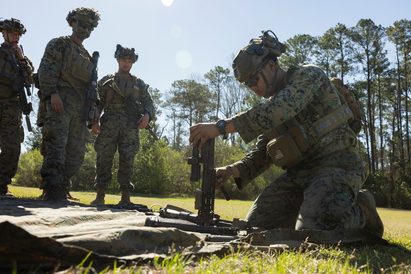 U.S. Marines and Sailors Participate in 2d Marine Division Super Squad Competition