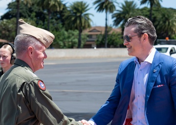 USINDOPACOM hosts U.S. Secretary of Defense Pete Hegseth