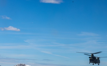 U.S. Army Chinook pilots conduct high altitude training in the German Alps