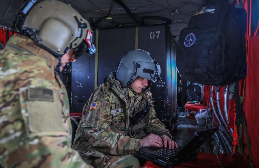U.S. Army Chinook pilots conduct high altitude training in the German Alps