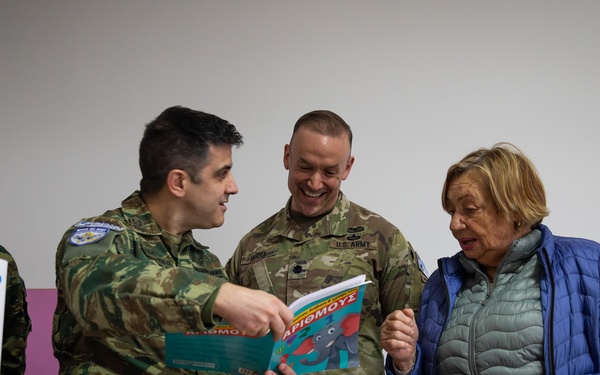 KFOR donates supplies to a local NGO