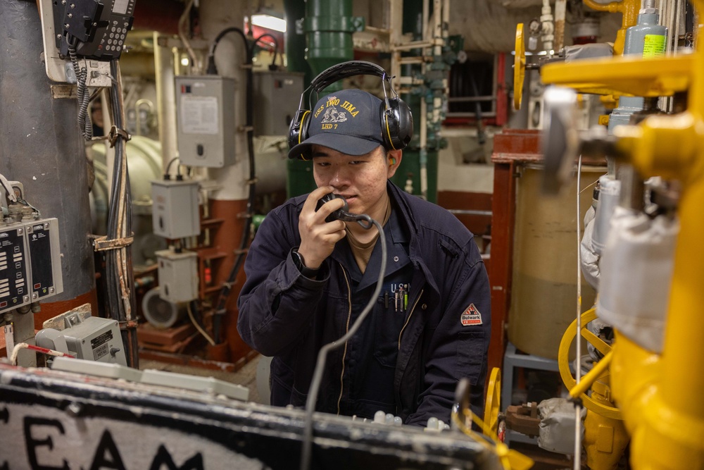 USS Iwo Jima (LHD 7) Boiler Room Operations