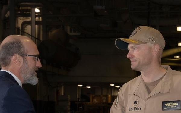 Acting SECNAV Tours Wasp
