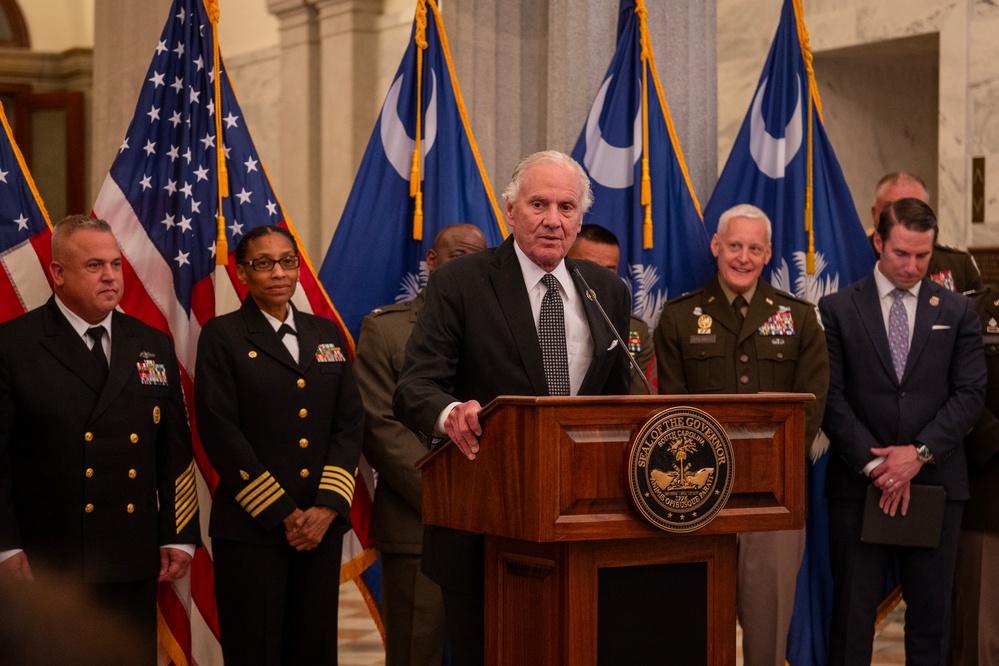 Month of the Military Child proclamation event at SC State House