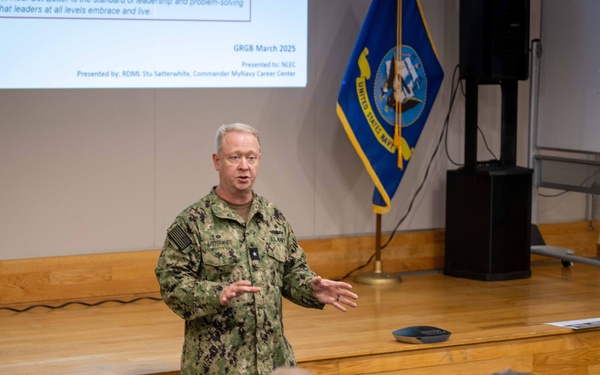 March 25, 2025 – Rear Adm. Satterwhite visits SEA, CSS, and NLEC at Naval Station Newport