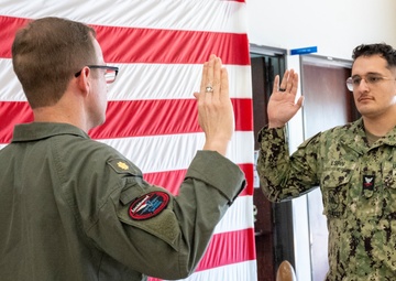 Oxnard Native Reenlists, Joins Active Duty Navy
