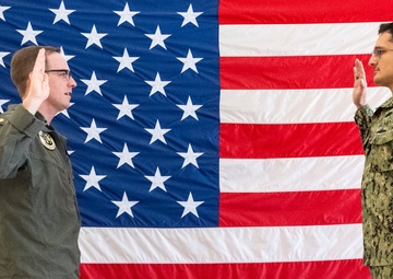 Oxnard Native Reenlists, Joins Active Duty Navy