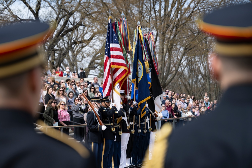 Medal of Honor Recipients Visit Arlington National Cemetery for National Medal of Honor Day