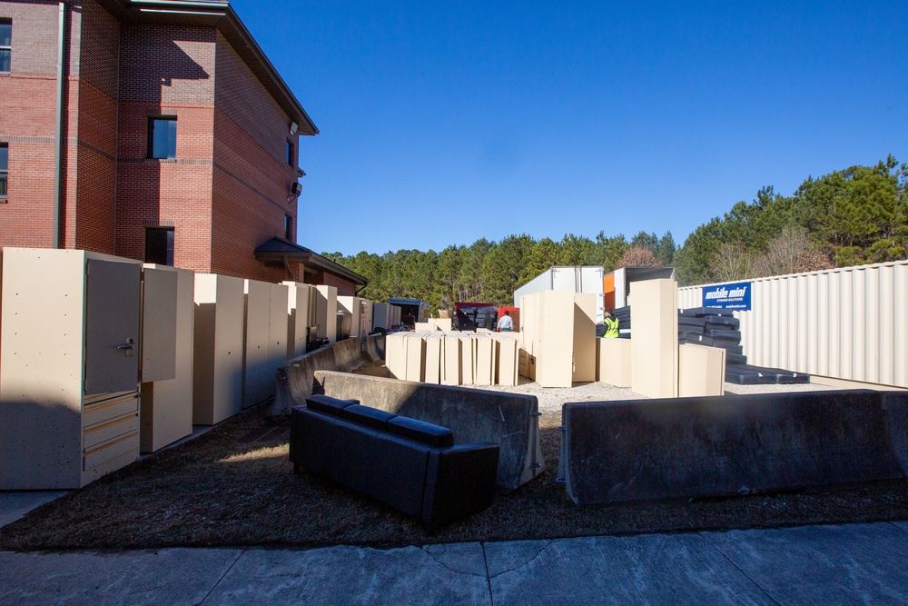 Refurnishing Ground Supply School Barracks 