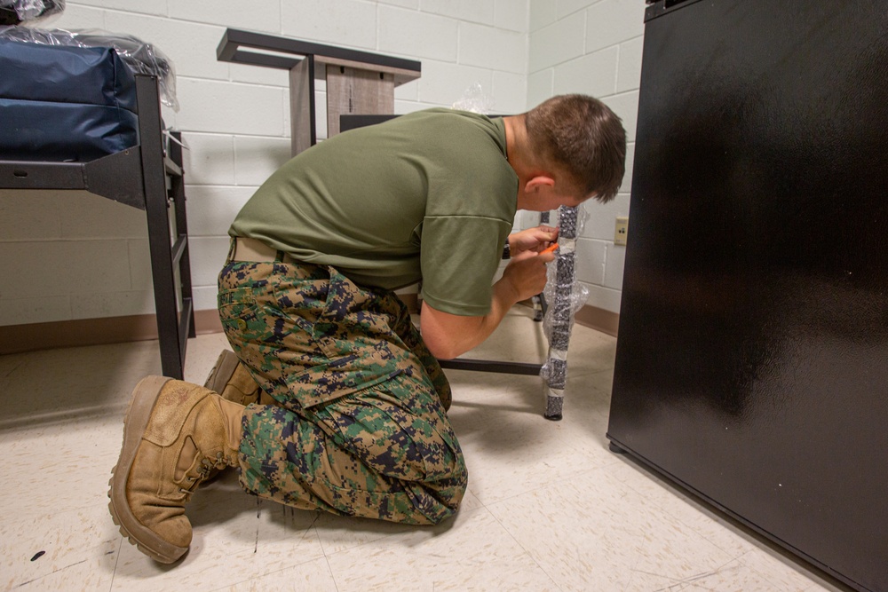 Refurnishing Ground Supply School Barracks 