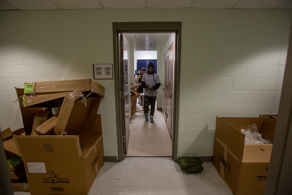 Refurnishing Ground Supply School Barracks 
