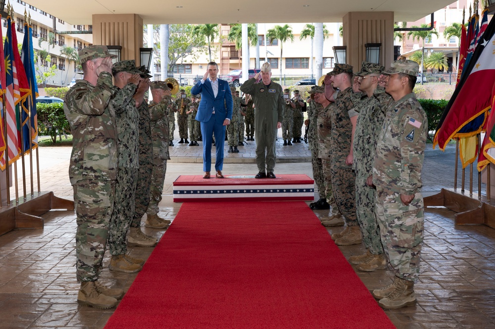 USINDOPACOM hosts U.S. Secretary of Defense Hegseth