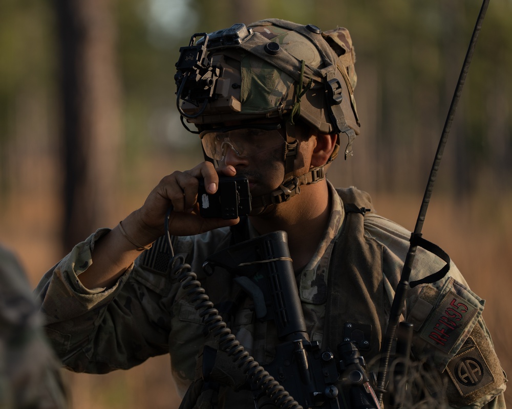 2nd Brigade Combat Team, 82nd Airborne Division paratroopers dig fighting positions and conduct patrols during JRTC 25-05.