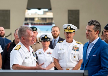USINDOPACOM hosts U.S. Secretary of Defense Pete Hegseth