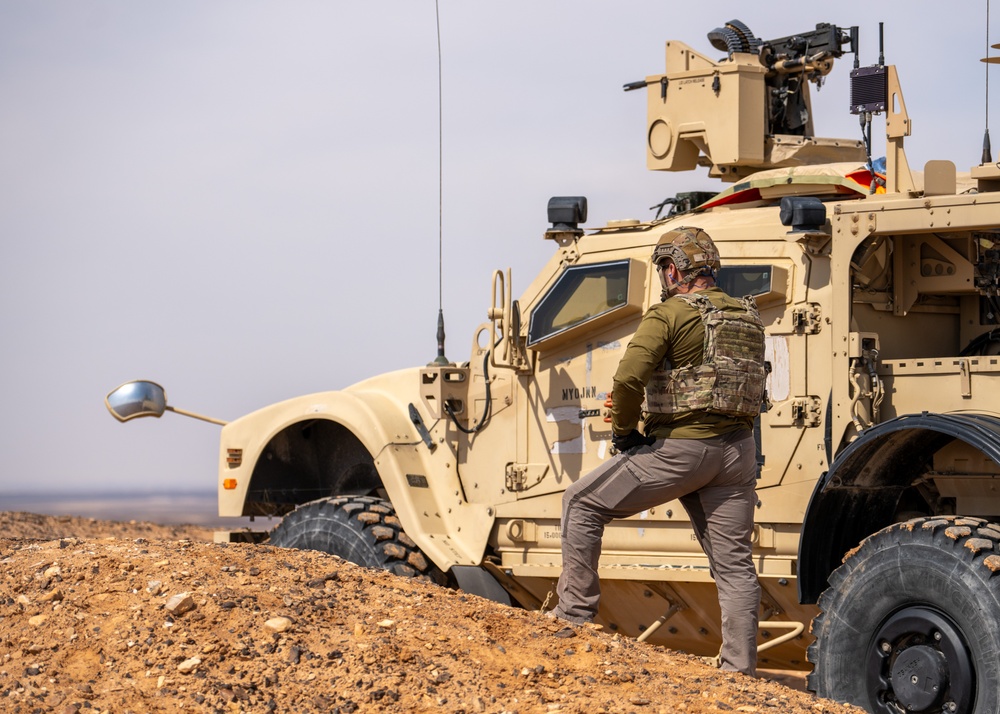 332nd ESFS trains on .50 caliber machine gun; enforces battle readiness