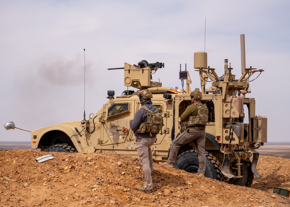 332nd ESFS trains on .50 caliber machine gun; enforces battle readiness