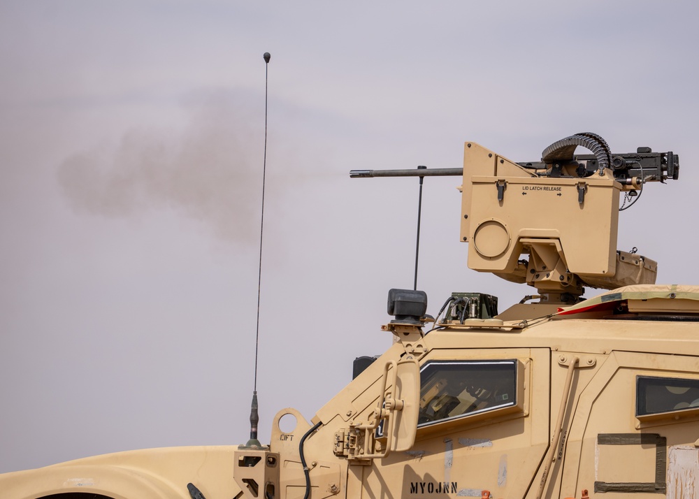 332nd ESFS trains on .50 caliber machine gun; enforces battle readiness