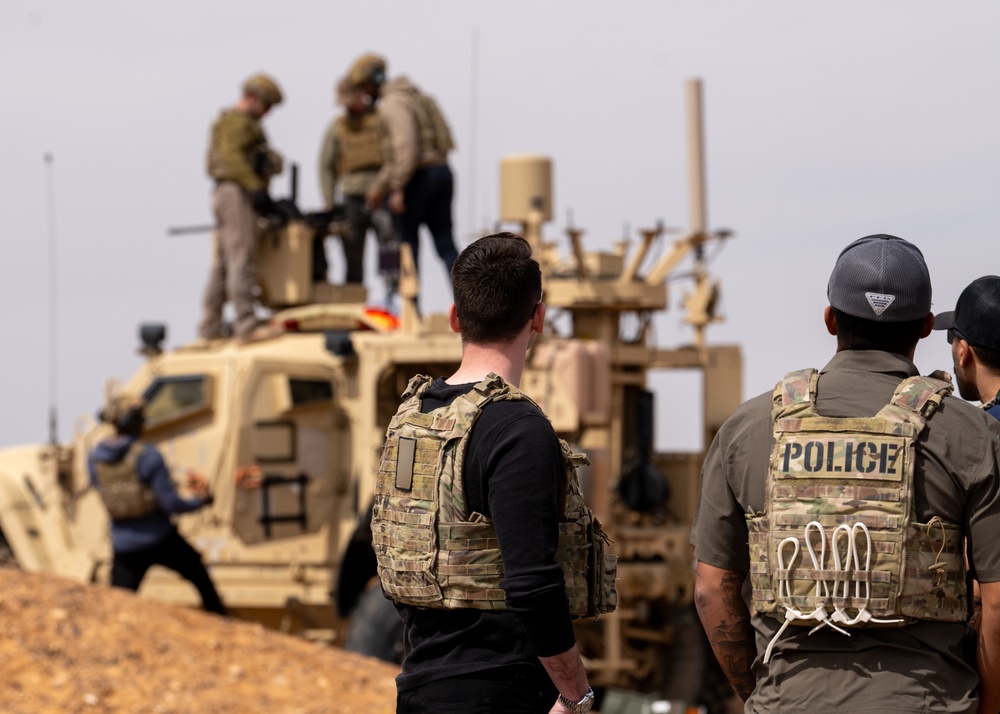 332nd ESFS trains on .50 caliber machine gun; enforces battle readiness