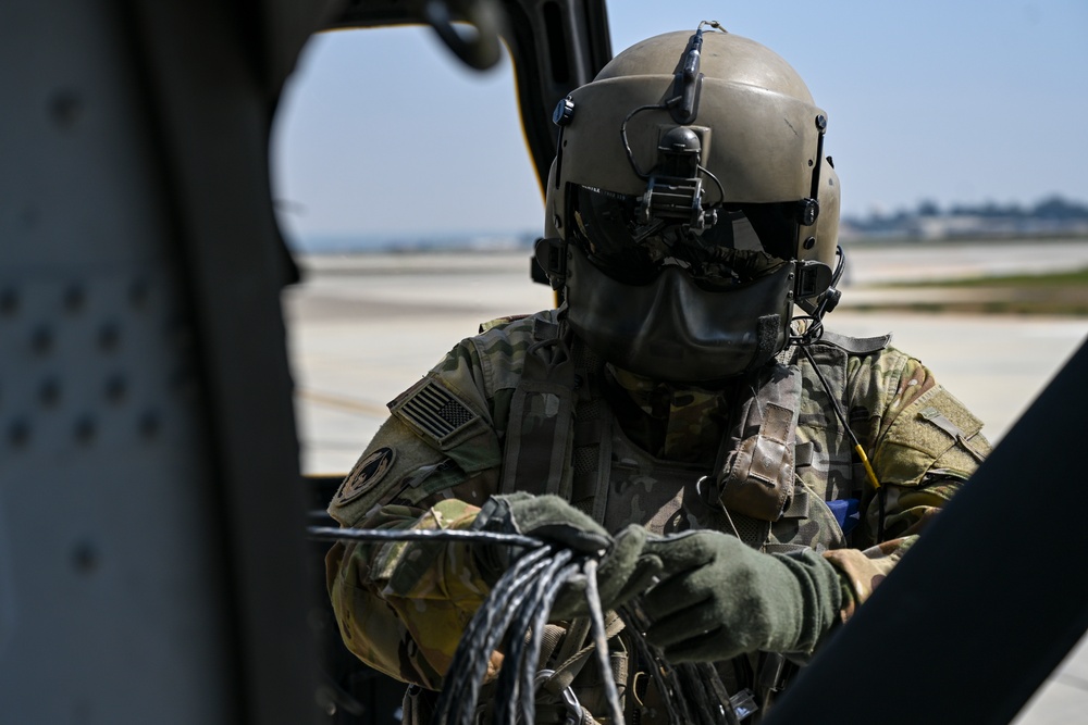 Army honors American flags during aerial training out of Incirlik