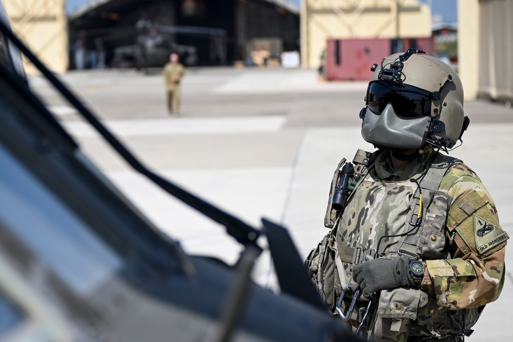 Army honors American flags during aerial training out of Incirlik