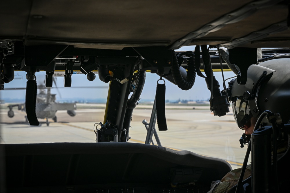 Army honors American flags during aerial training out of Incirlik