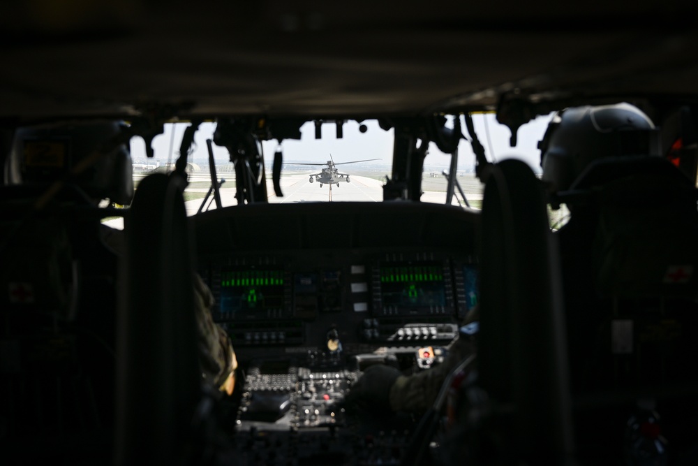 Army honors American flags during aerial training out of Incirlik