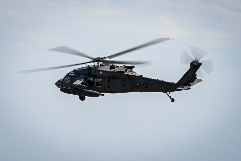 Army honors American flags during aerial training out of Incirlik