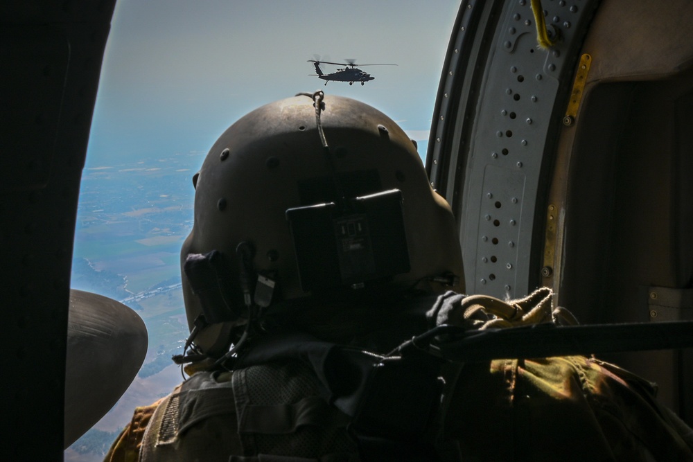 Army honors American flags during aerial training out of Incirlik