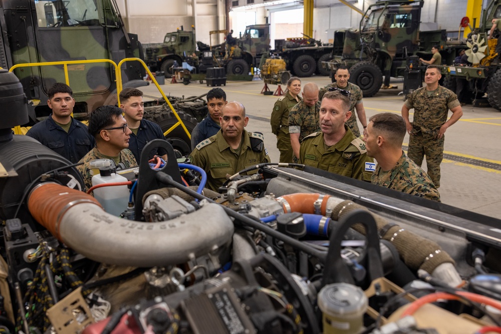 2nd Maintenance Battalion Hosts Israeli Defense Forces