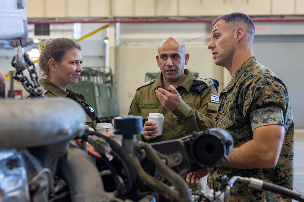 2nd Maintenance Battalion Hosts Israeli Defense Forces