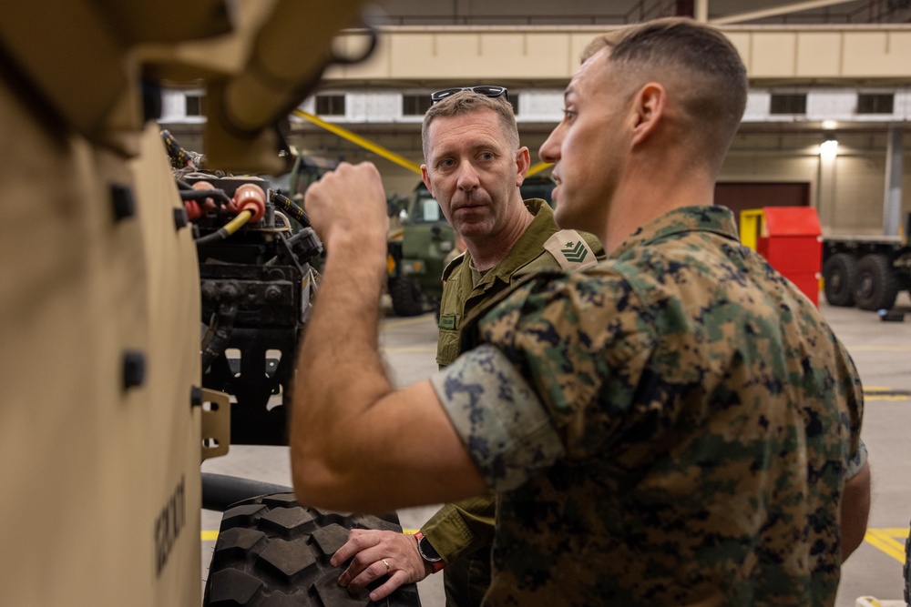 2nd Maintenance Battalion Hosts Israeli Defense Forces