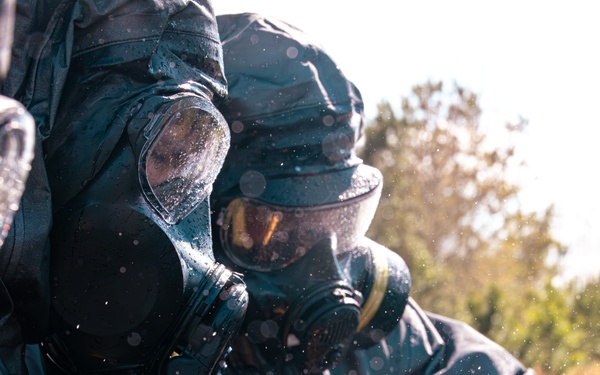 CBIRF Marines Conduct Animal Decontamination Training