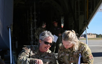 165th Airlift Wing's C-130J flies aeromedical evacuation training missions during Patriot 25