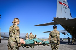 165th Airlift Wing's C-130J flies aeromedical evacuation training missions during Patriot 25