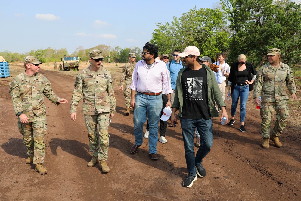 U.S. Congressional Delegation Visits Service Members during Hanuman Guardian 2025