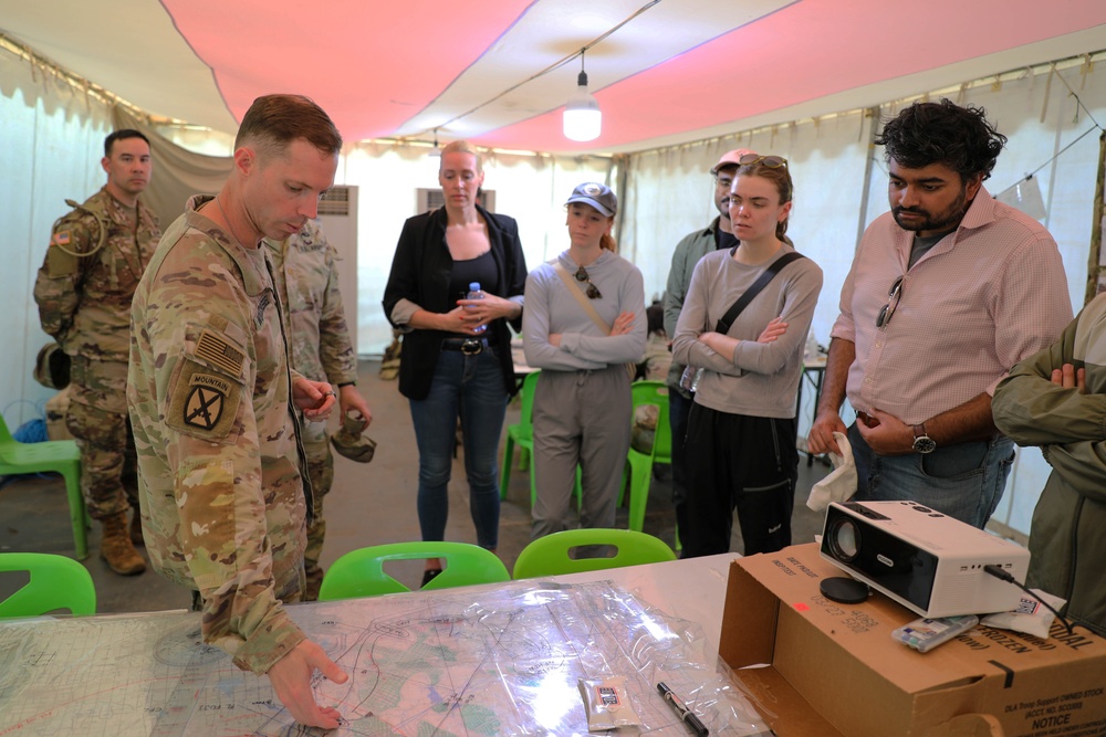 U.S. Congressional Delegation Visits Service Members during Hanuman Guardian 2025