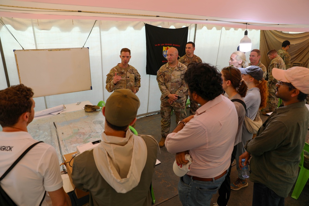 U.S. Congressional Delegation Visits Service Members during Hanuman Guardian 2025