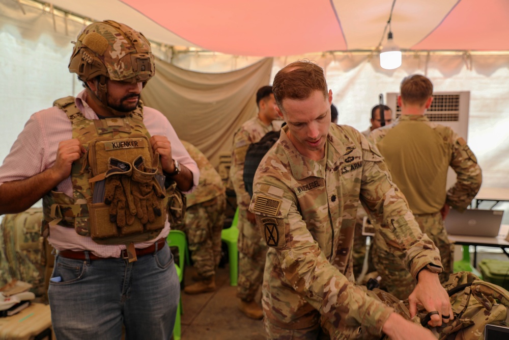 U.S. Congressional Delegation Visits Service Members during Hanuman Guardian 2025
