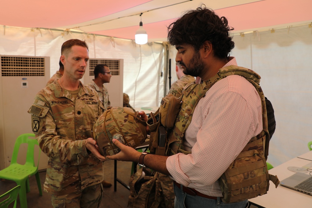 U.S. Congressional Delegation Visits Service Members during Hanuman Guardian 2025