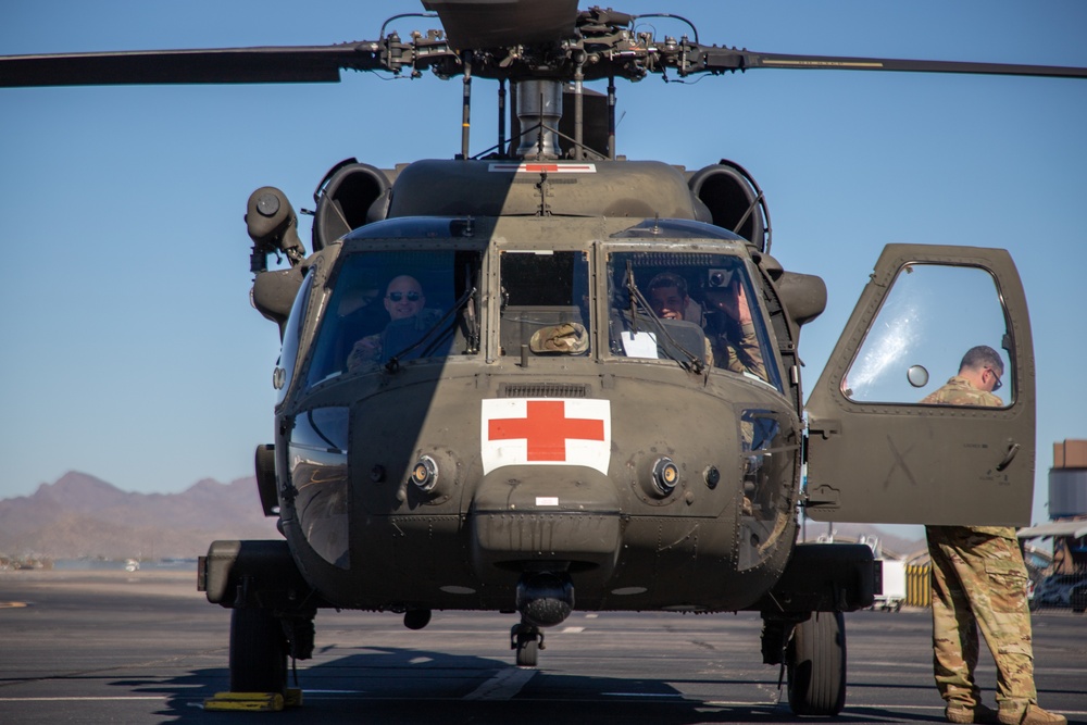 3rd CAB medevac team conducts hospital visits