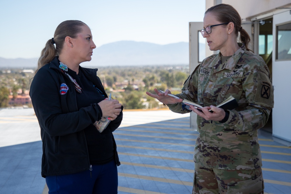 3rd CAB medevac team conducts hospital visits