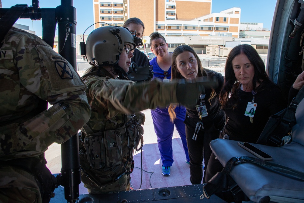 3rd CAB medevac team conducts hospital visits