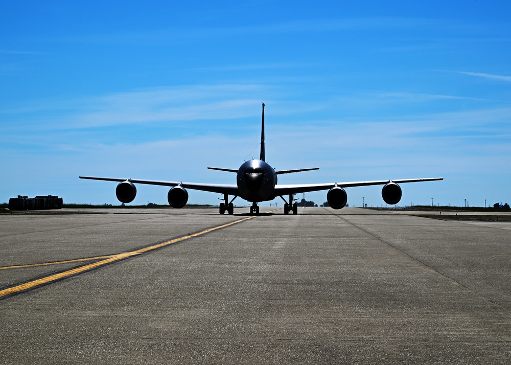 KC-135 on Beale Air Force Base Flightline