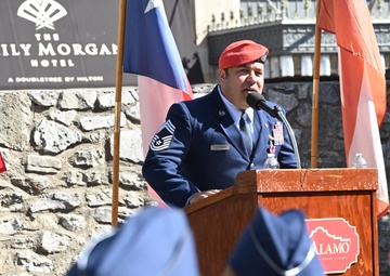 Air Force Cross Recipient Chief Master Sgt. Robert Gutierrez Retirement Ceremony at the Alamo