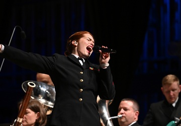 The U.S. Navy Band performs in Daytona Beach on National Tour