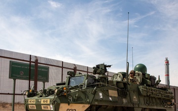 The impact of Stryker vehicles at the southern border