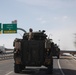 2nd Stryker Brigade convoy to the southern border
