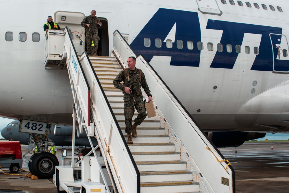 U.S. Marines, Sailors with MRF-D 25.3 arrive to Northern Territory, Australia