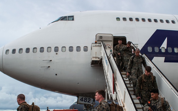 U.S. Marines, Sailors with MRF-D 25.3 arrive to Northern Territory, Australia