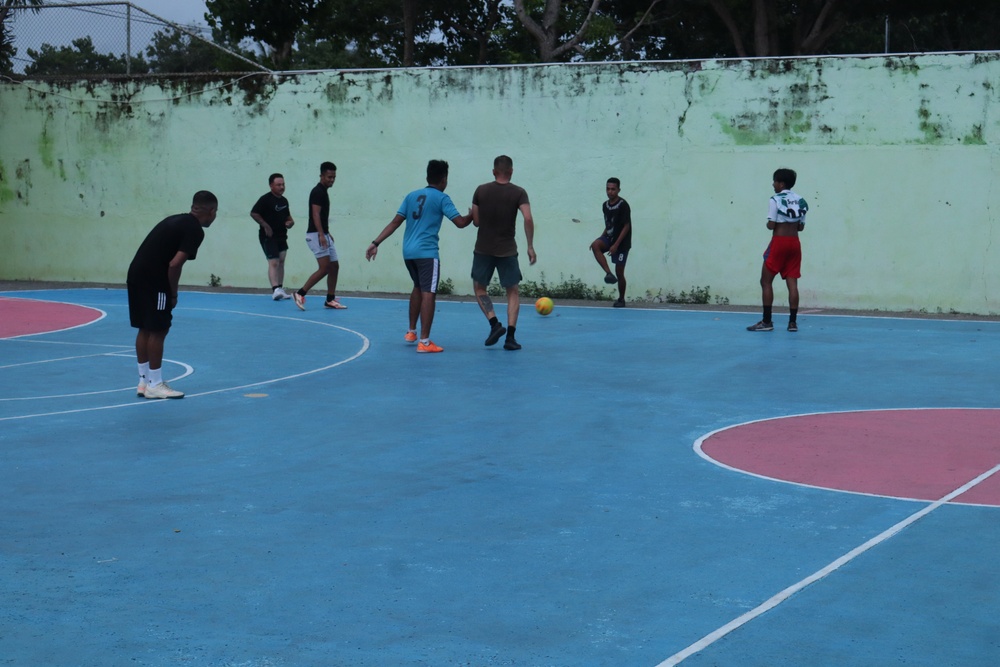 Pickup Soccer Game With Locals